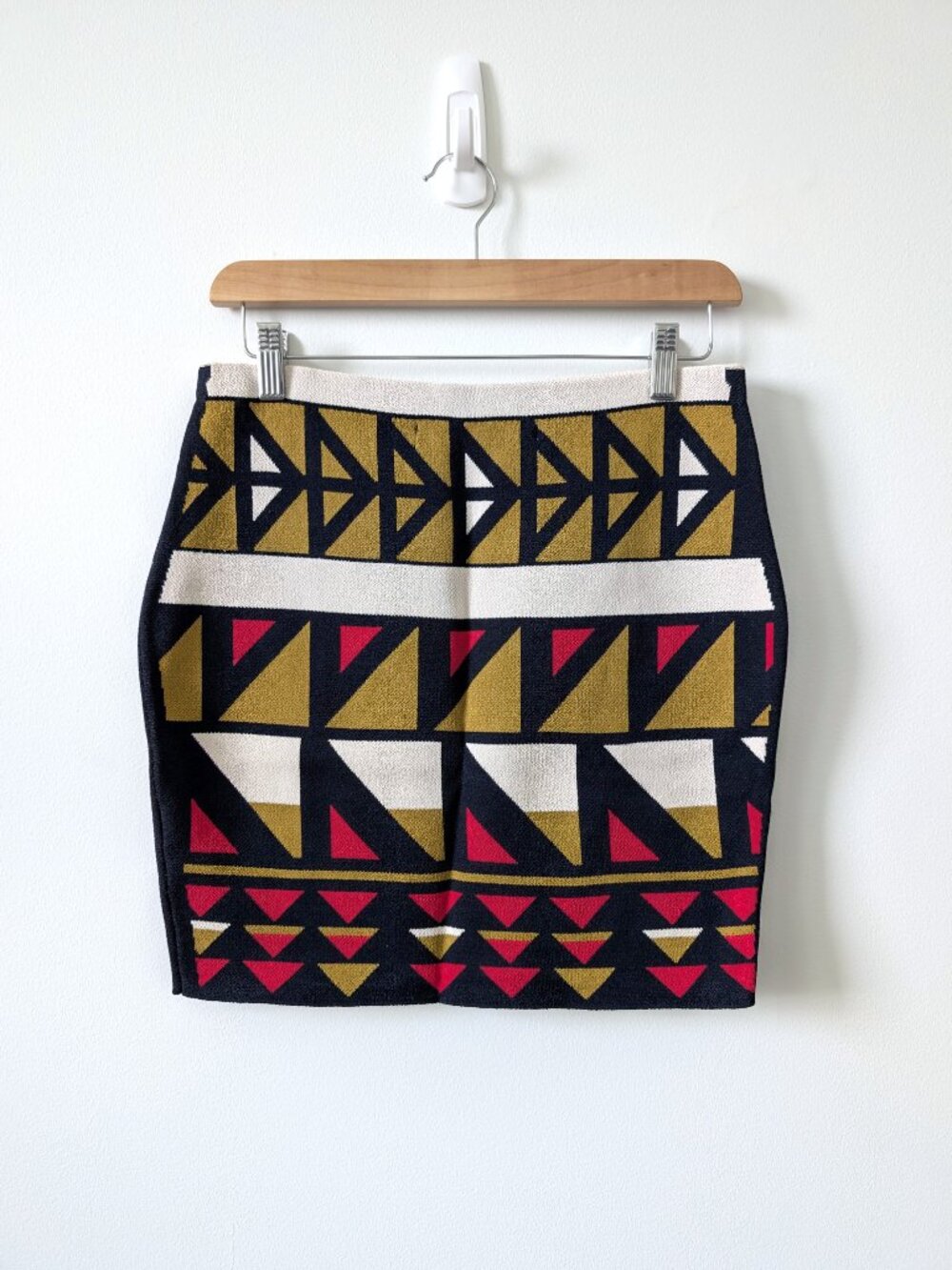 RACHEL ROY Geometric Bodycon Mini Skirt | Small - Picture 2 of 6